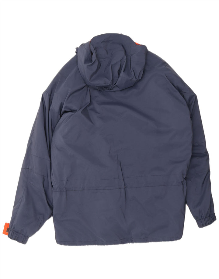 Great Escapes Ανδρικό μπουφάν πουλόβερ με κουκούλα IT 54 2XL Navy Blue Polyester