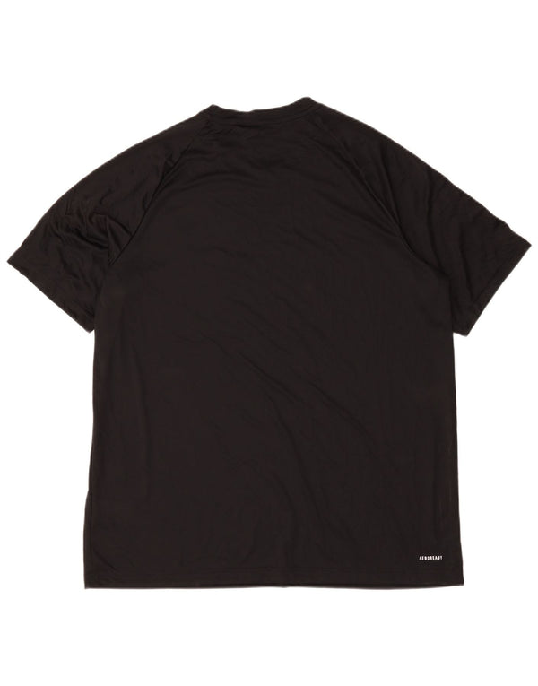 Adidas Ανδρικό T-Shirt Aeroready Top XL Μαύρο Πολυεστέρας