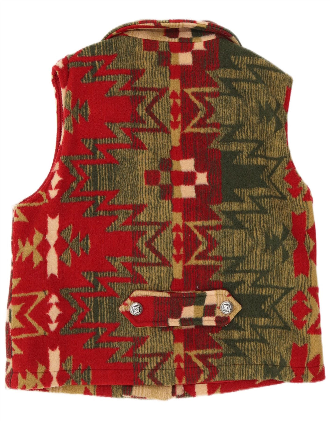 Orvis Γυναικείο Gilet UK 14 Medium Red Geometric