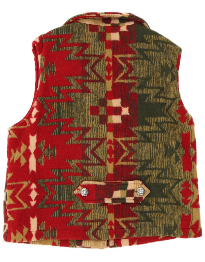 Orvis Γυναικείο Gilet UK 14 Medium Red Geometric