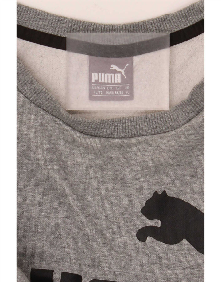 Ανδρικό γραφικό φούτερ Puma Jumper XL Grey Flecked