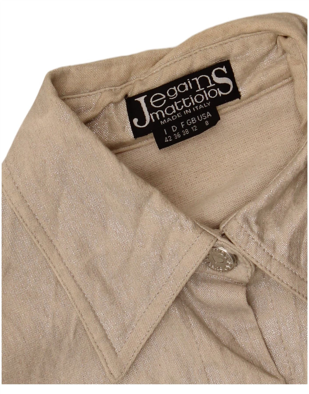 Jegains Mattiolo Γυναικείο Μπουφάν UK 12 Medium Beige Λινό