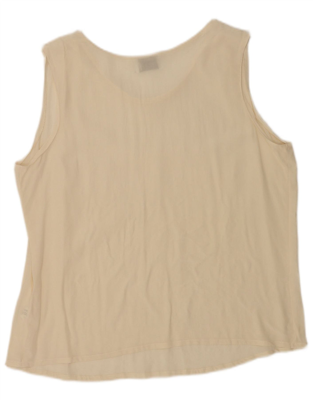 Cristaldi Γυναικεία Αμάνικη Μπλούζα Top IT 50 XL Beige Silk