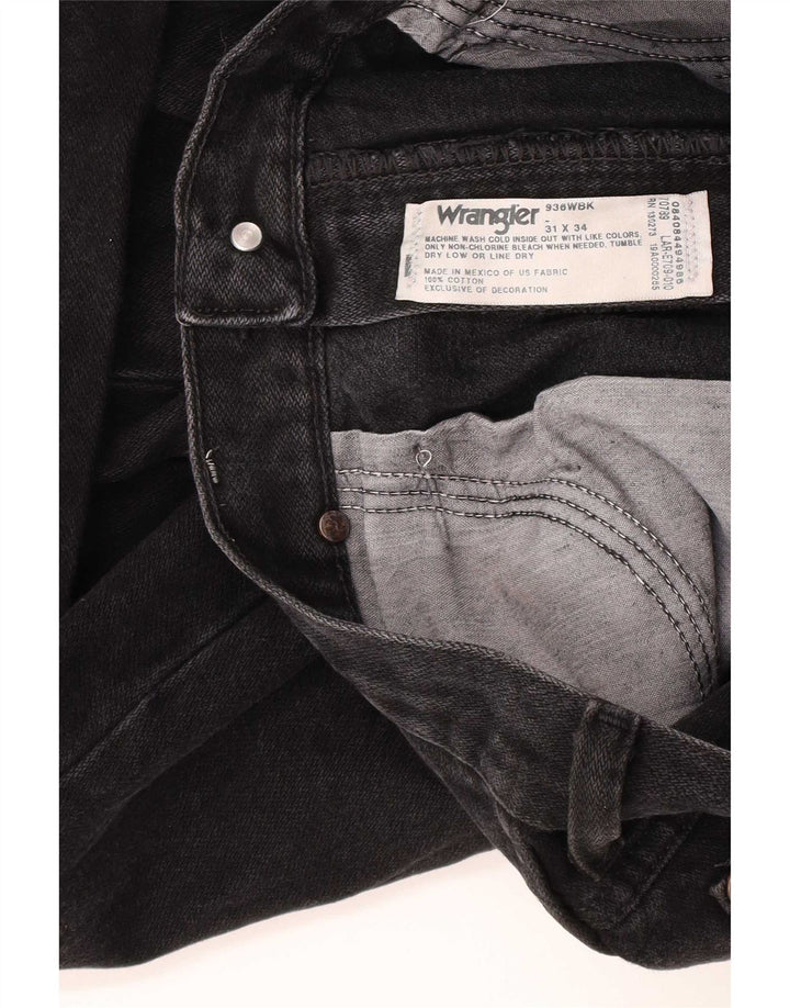 Γυναικείο ίσιο τζιν Wrangler W31 L34 Μαύρο βαμβακερό