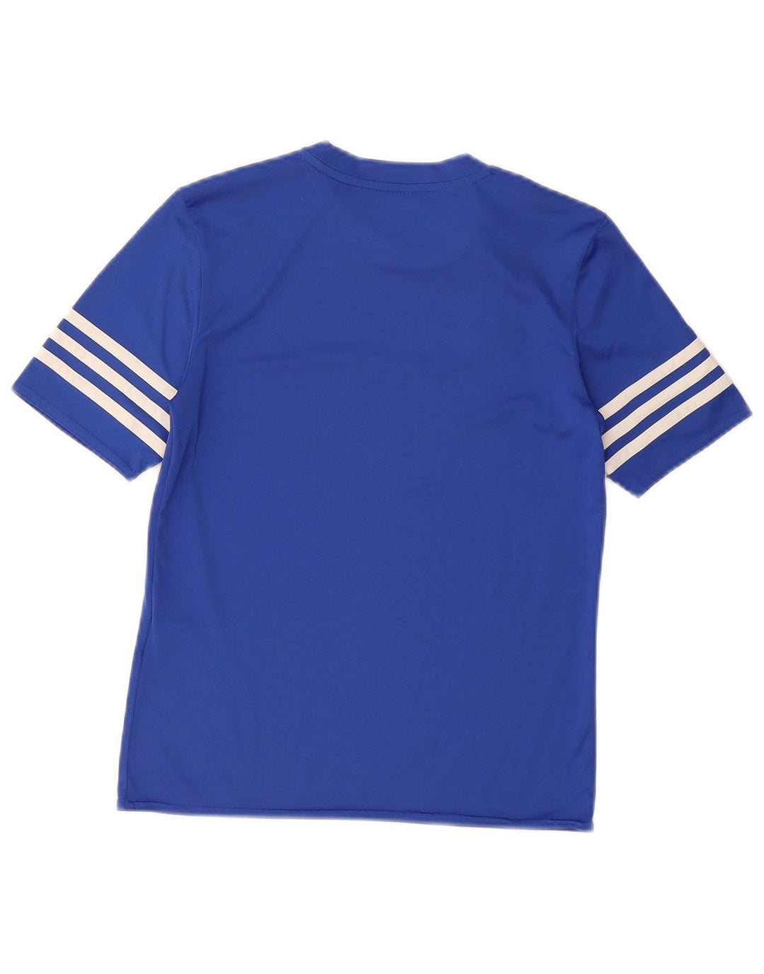 Adidas Boys Climalite T-Shirt Top 11-12 Years Large Blue Polyester