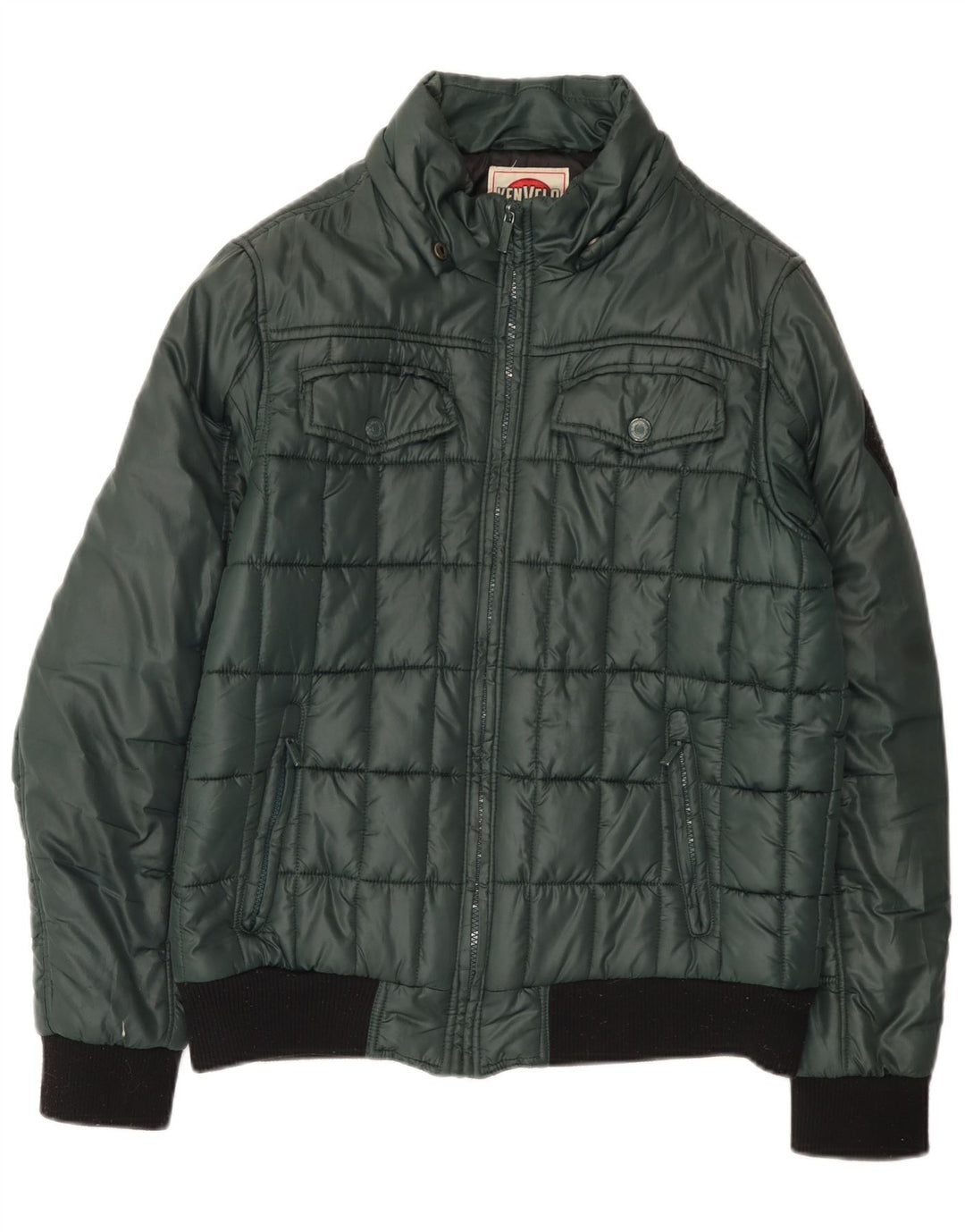Kenvelo Ανδρικό μπουφάν UK 40 Large Green Polyester