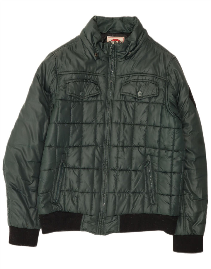 Kenvelo Ανδρικό μπουφάν UK 40 Large Green Polyester