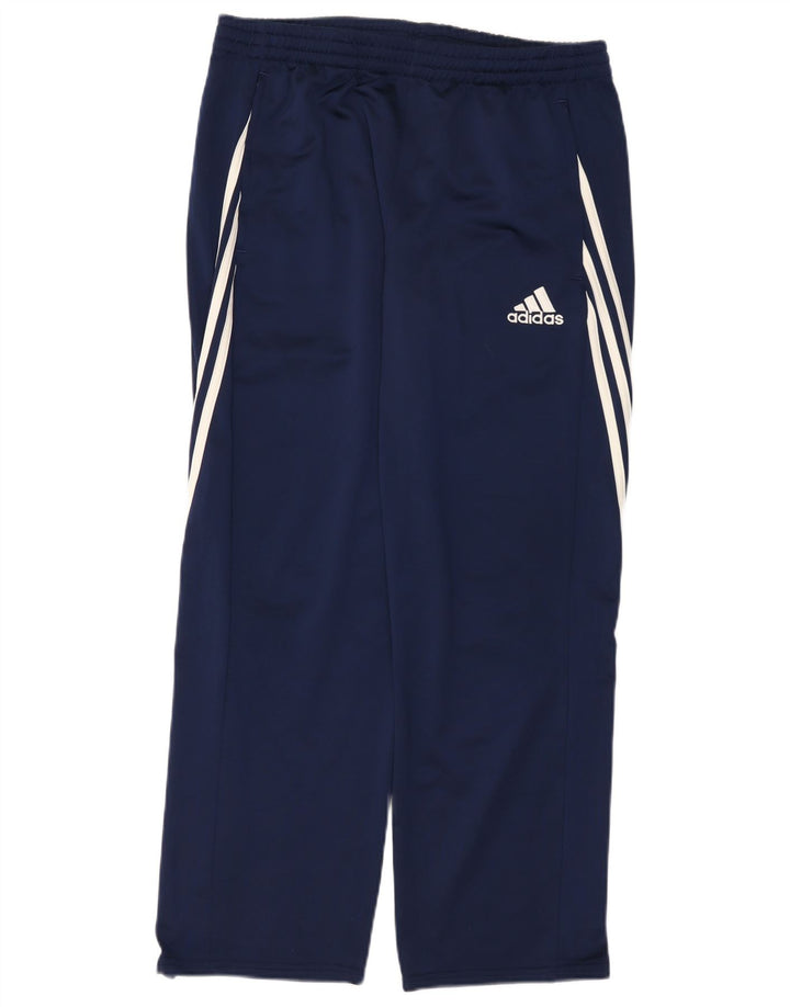 Γυναικεία αθλητική φόρμα Adidas Παντελόνι UK 14 Large Navy Blue Polyester