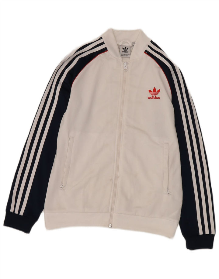 Adidas Boys αθλητική φόρμα 11-12 ετών Λευκό πολυεστέρας