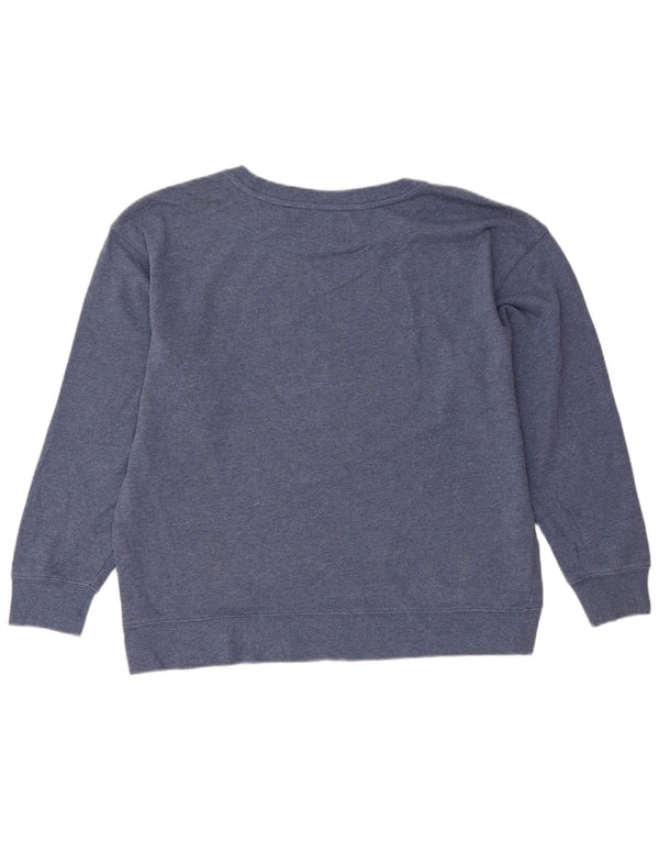 Γυναικείο γραφικό φούτερ CALVIN KLEIN JEANS Jumper UK 16 Large Blue