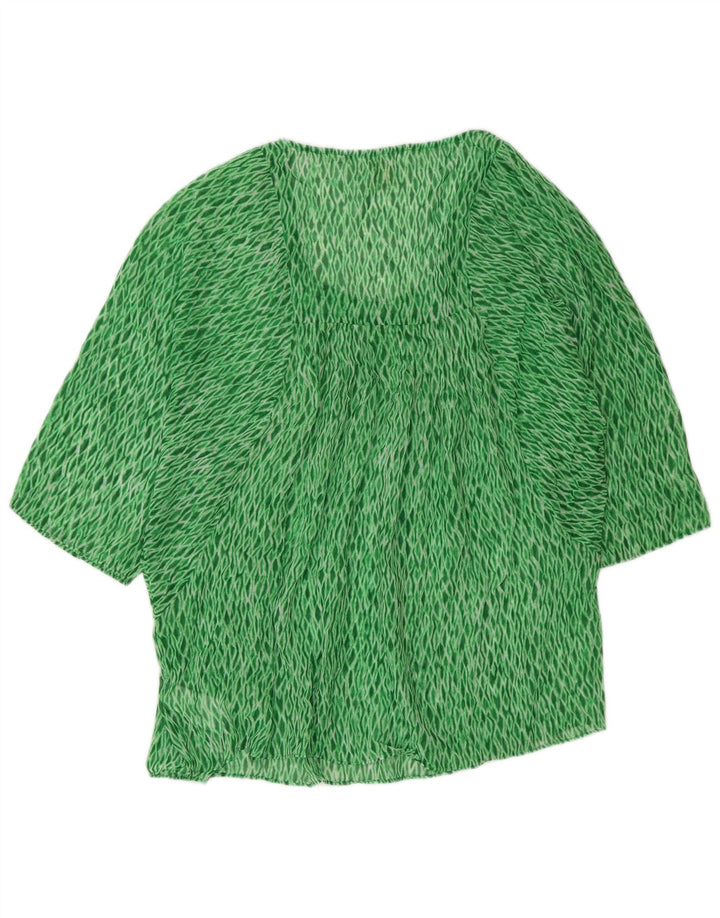 Michael Kors Γυναικεία Μπλούζα Τοπ UK 16 Large Green Argyle/Diamond Polyester