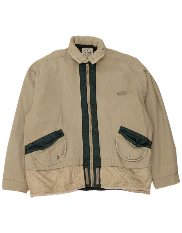 Vintage Ανδρικό μπουφάν UK 42 XL Beige Colourblock