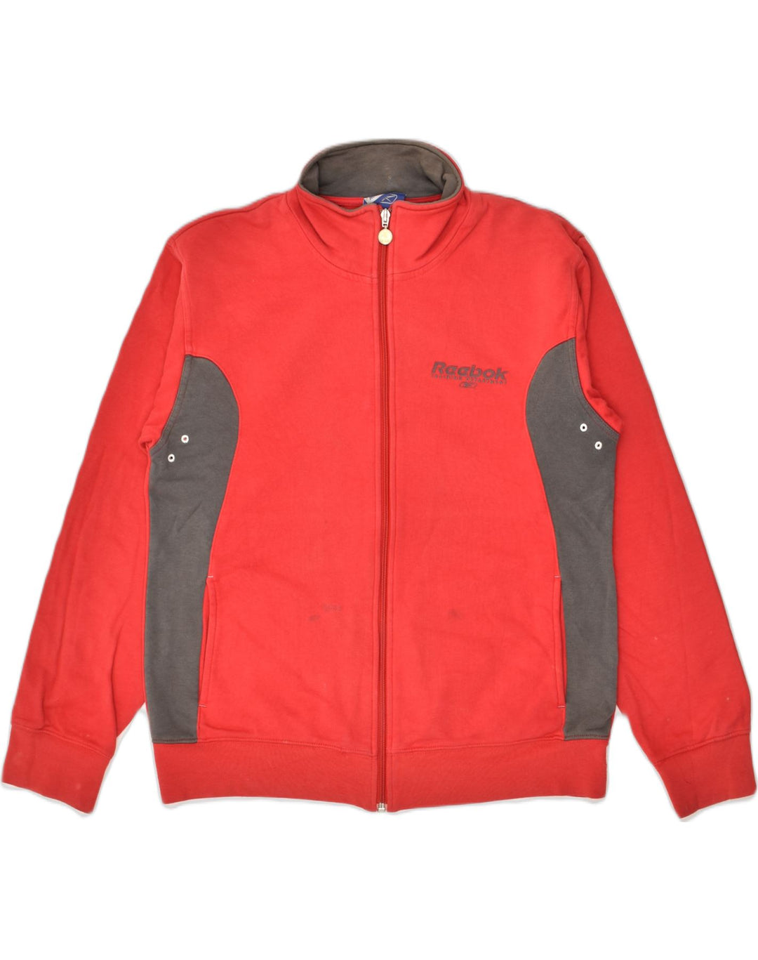 REEBOK Mens Tracksuit Top Jacket Small Red Cotton | Vintage Reebok | Thrift | Second-Hand Reebok | Used Clothing | Messina Hembry 