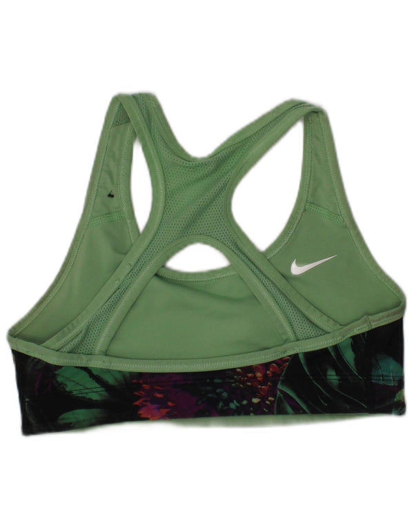 Γυναικείο αναστρέψιμο αθλητικό σουτιέν Nike Top Small Green Floral Sports