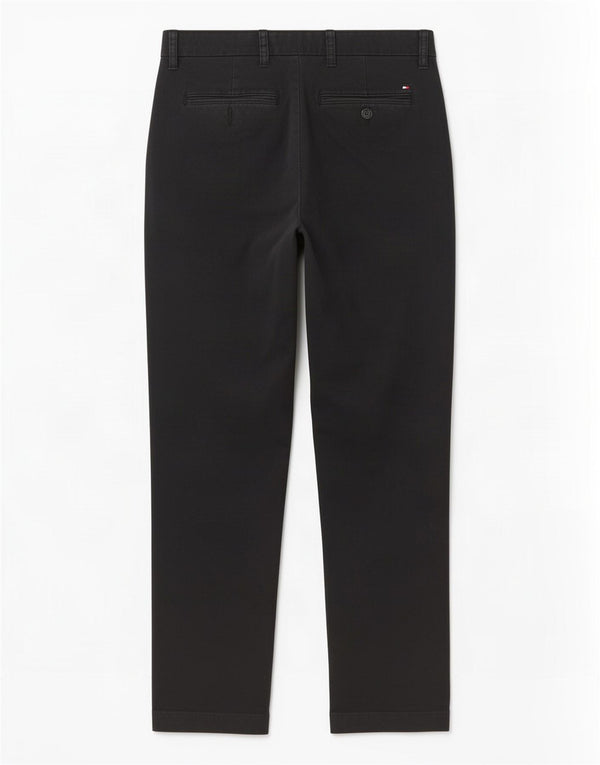 Tommy Hilfiger Ανδρικό Slim Chino Παντελόνι W30 L32 Μαύρο βαμβακερό