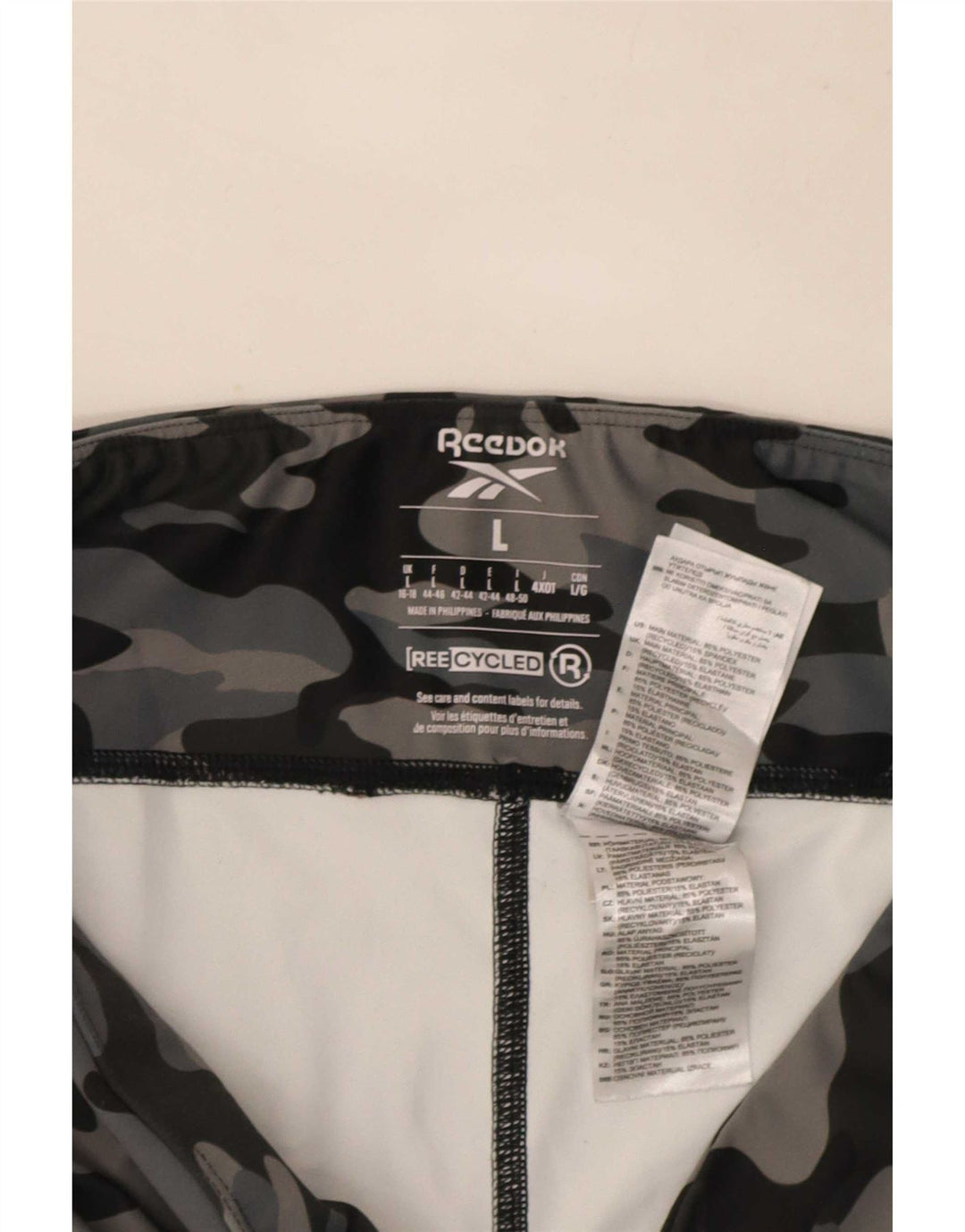 Reebok γυναικείο κολάν UK 16/18 μεγάλο γκρι πολυεστέρας παραλλαγής