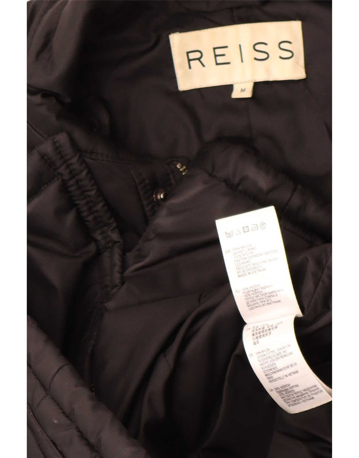 Ανδρικό καπιτονέ μπουφάν Reiss UK 38 Medium Black Nylon