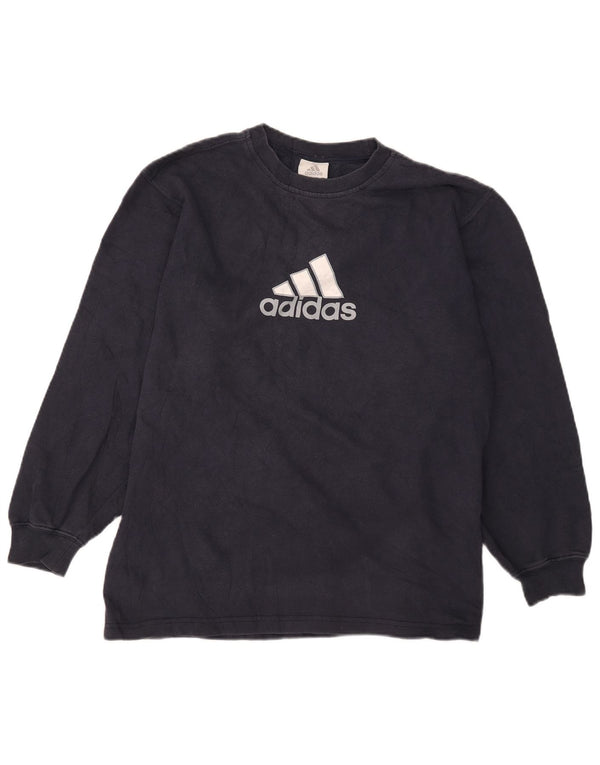 Γραφικό Φούτερ Adidas Boys Jumper 15-16 ετών Navy Blue