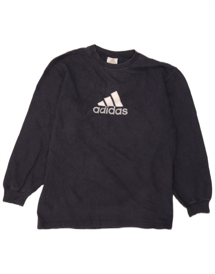 Γραφικό Φούτερ Adidas Boys Jumper 15-16 ετών Navy Blue