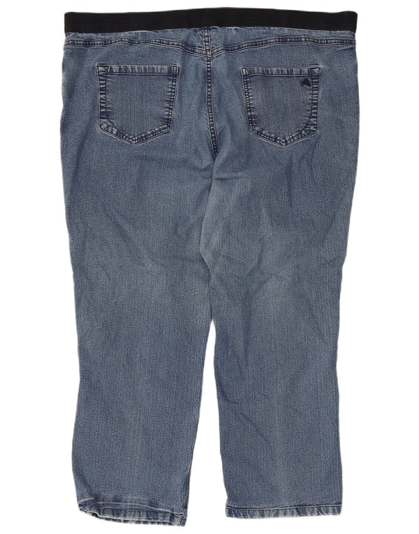 Marks & Spencer Γυναικείο αυτόγραφο Tapered Loose Jeans UK 22 3XL W44 L27 Blue