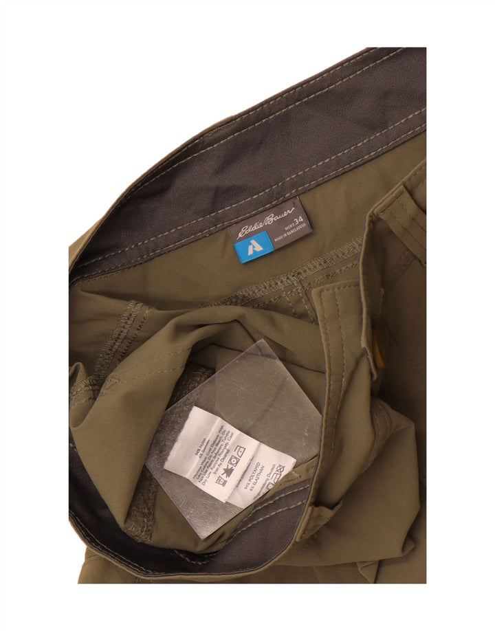 Eddie Bauer Ανδρικό σορτς Cargo W34 Large Khaki Nylon
