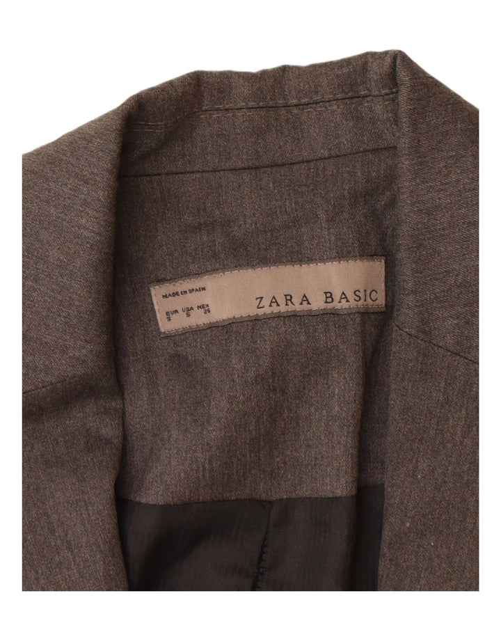 Zara Ανδρικό σακάκι 1 κουμπιού Blazer UK 10 Small Grey