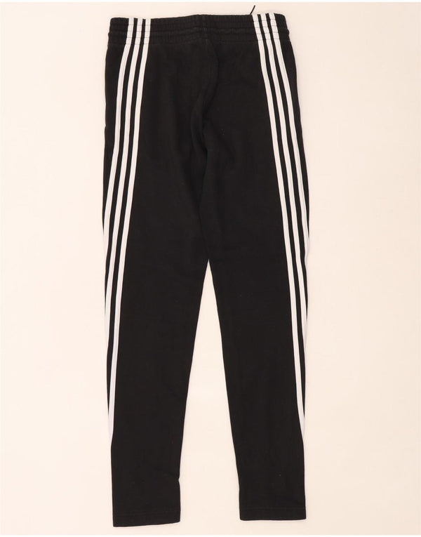 Adidas Γυναικεία φόρμα παντελόνι UK 8/10 Μικρό μαύρο βαμβακερό