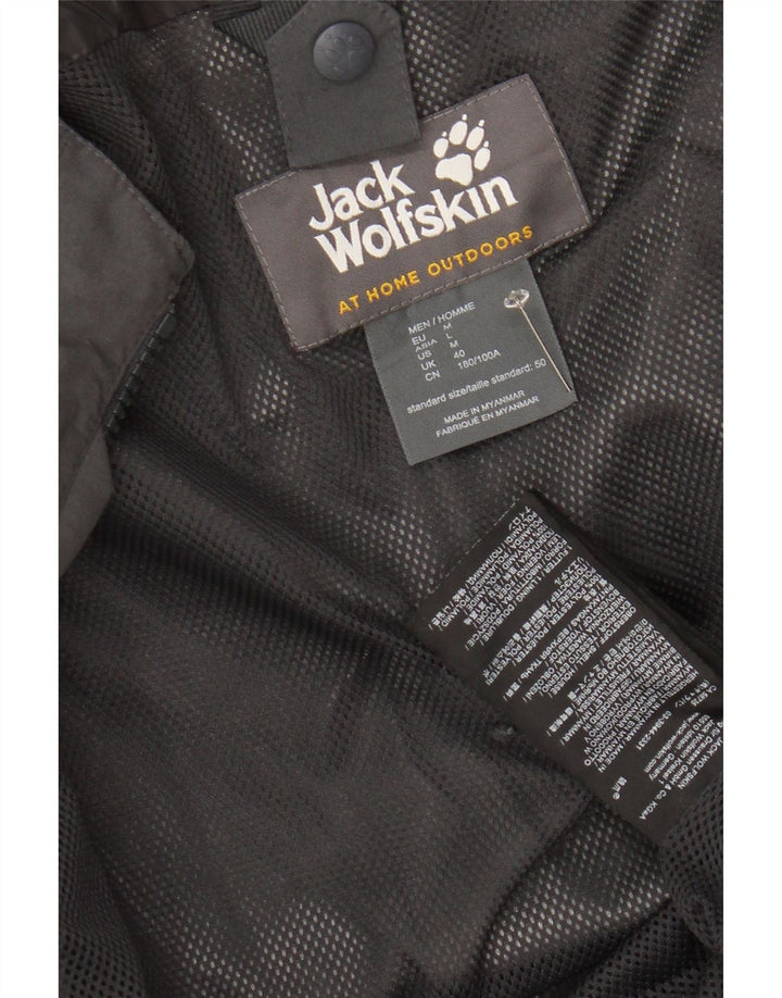 Ανδρικό τζάκετ με κουκούλα JACK WOLFSKIN UK 40 μεσαίο γκρι πολυεστέρας