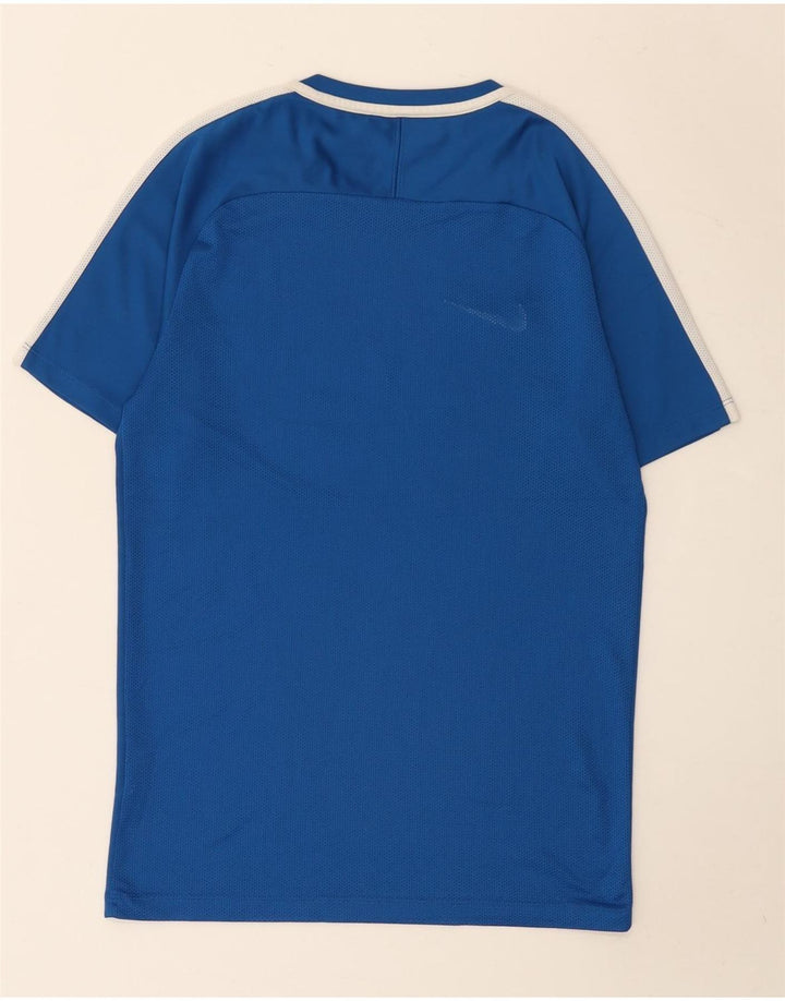 Ανδρικό μπλουζάκι Nike Dri Fit Top Small Blue Colorblock Polyester