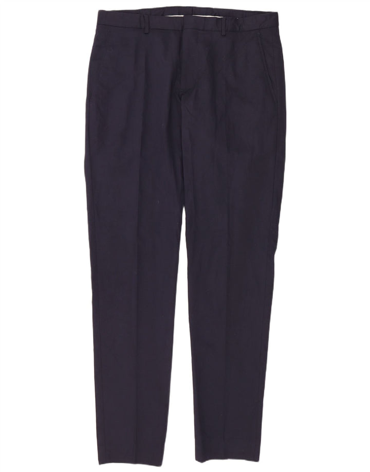 Ανδρικό Slim Suit Παντελόνι Zara EU 40 Medium W31 L36 Navy Blue