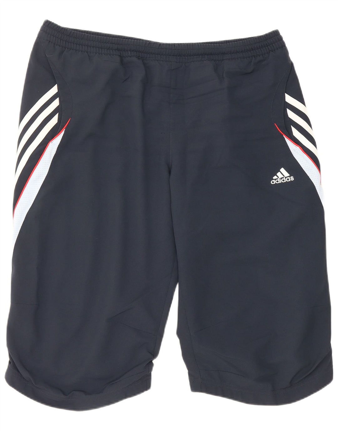 Ανδρικό αθλητικό σορτς Adidas Climalite Μεγάλο μπλε ναυτικό πολύχρωμο πολυεστέρα