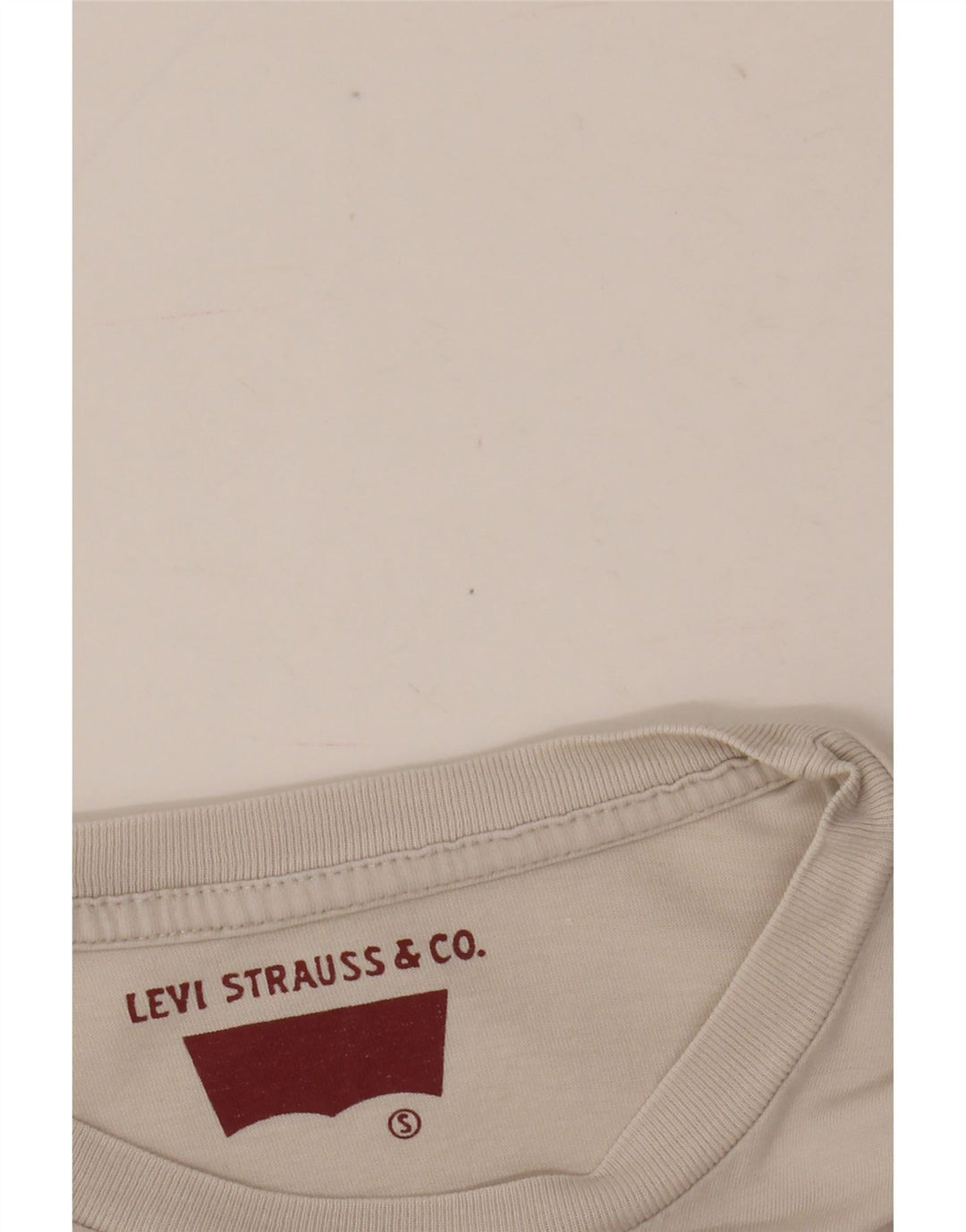 Γυναικείο γραφικό T-Shirt Levi's Top UK 10 Small White