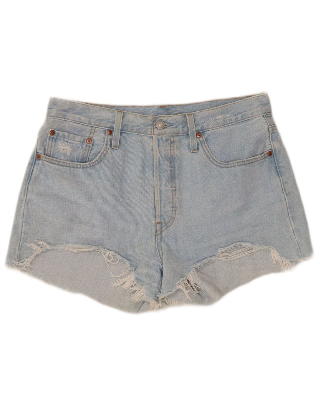 Γυναικείο Σορτς Levi's 501 Τζιν Μεσαίο W30 Μπλε