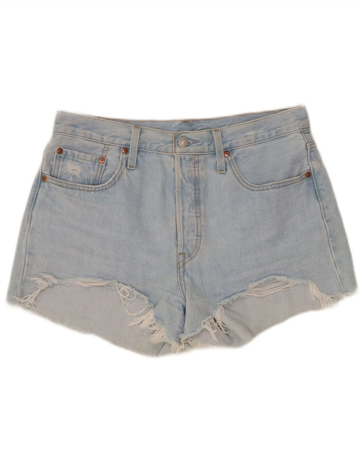 Γυναικείο Σορτς Levi's 501 Τζιν Μεσαίο W30 Μπλε