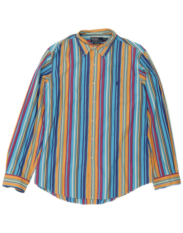 Polo Ralph Lauren Ανδρικό πουκάμισο 16 40/41 μεγάλο πολύχρωμο ριγέ