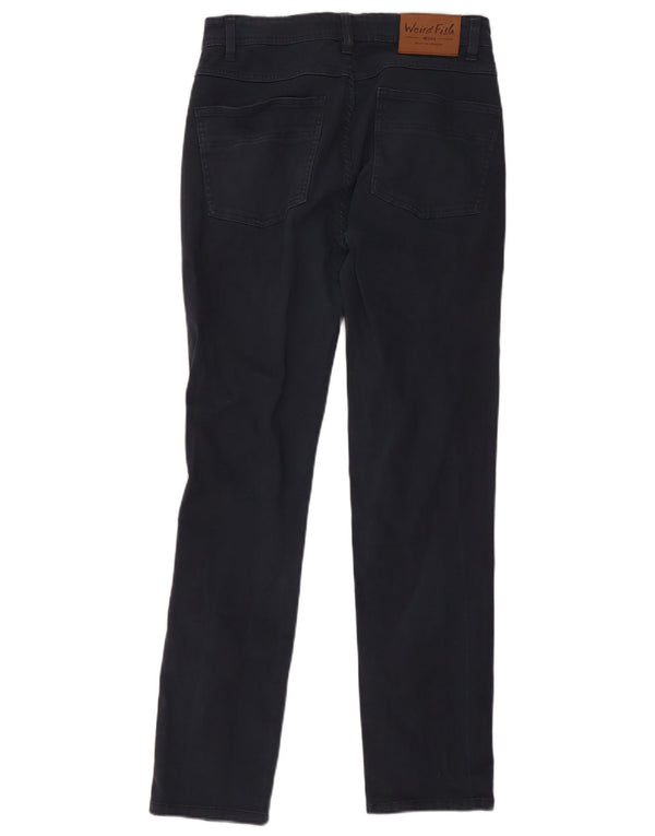 Weird Fish Mens Slim Casual Παντελόνι W32 L31 Navy Blue
