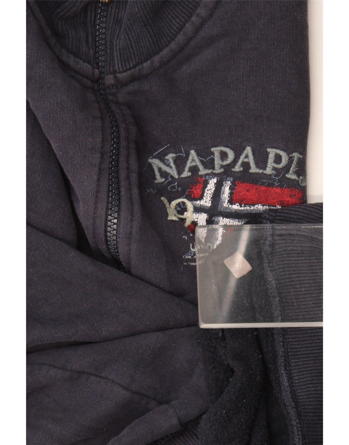 Ανδρική φόρμα φόρμας Napapijri γραφική φόρμα Μπουφάν Small Navy Blue