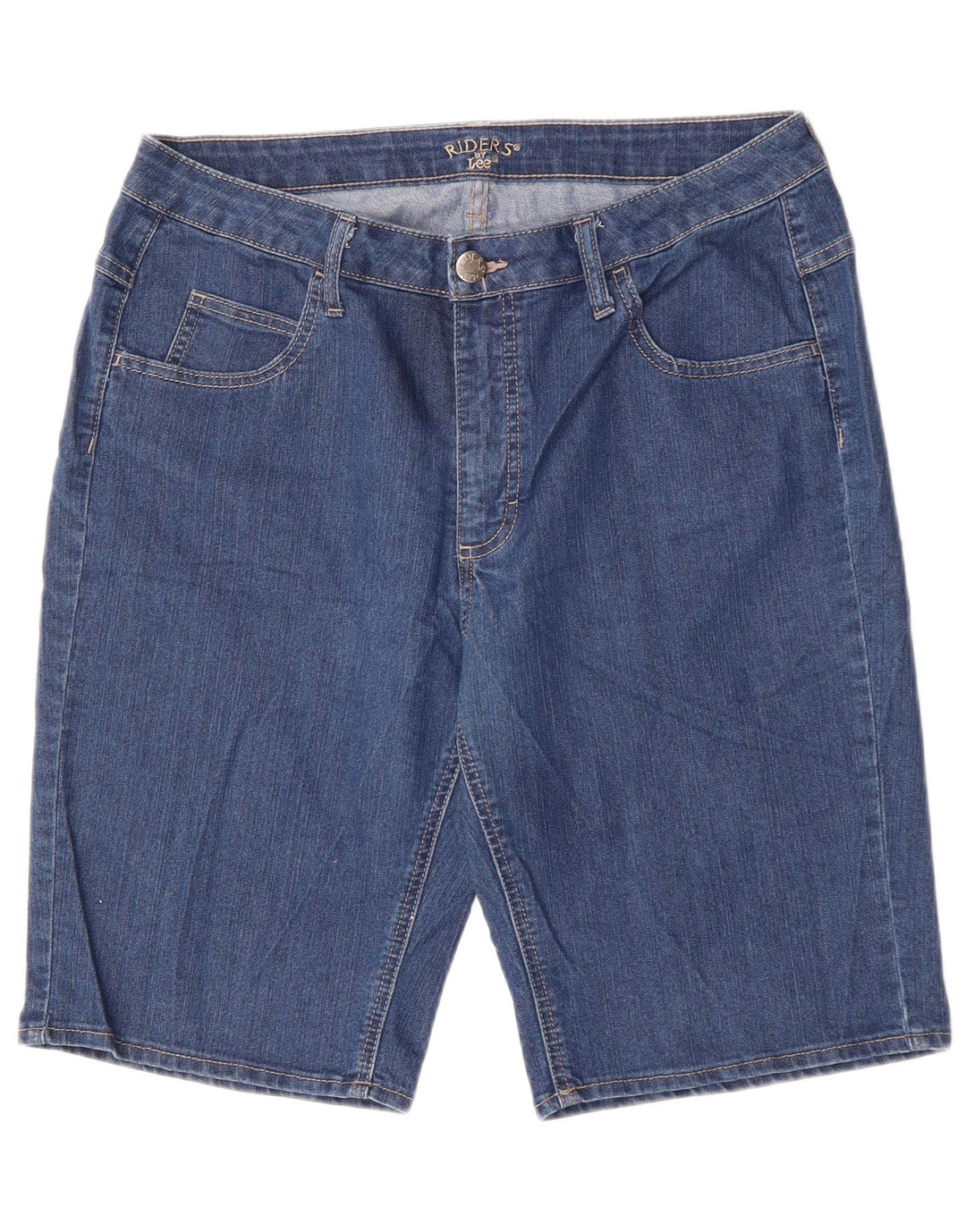 Γυναικείο τζιν σορτς LEE Riders US 14 XL W34 Μπλε βαμβακερό