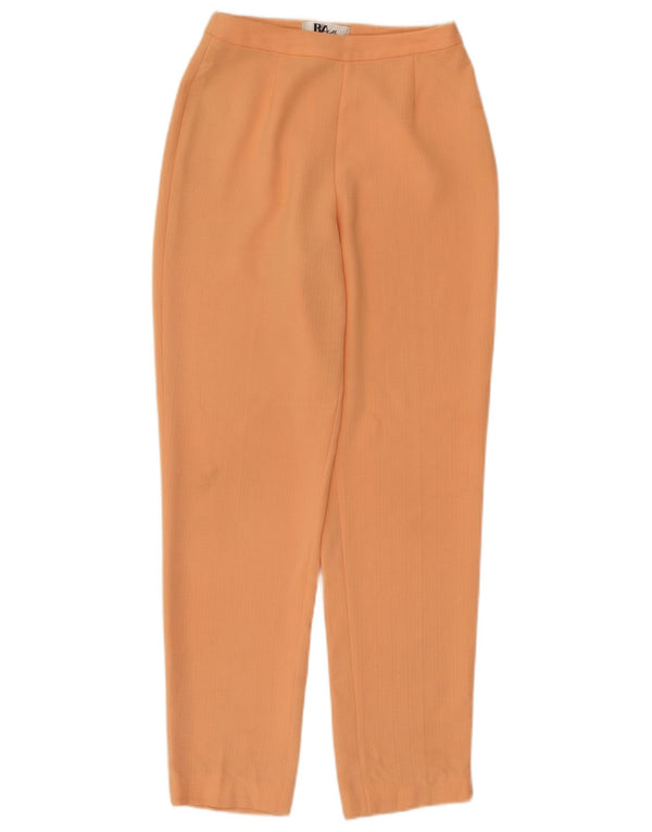 Vintage γυναικείο κωνικό casual παντελόνι EU 36 Small W26 L28 Orange