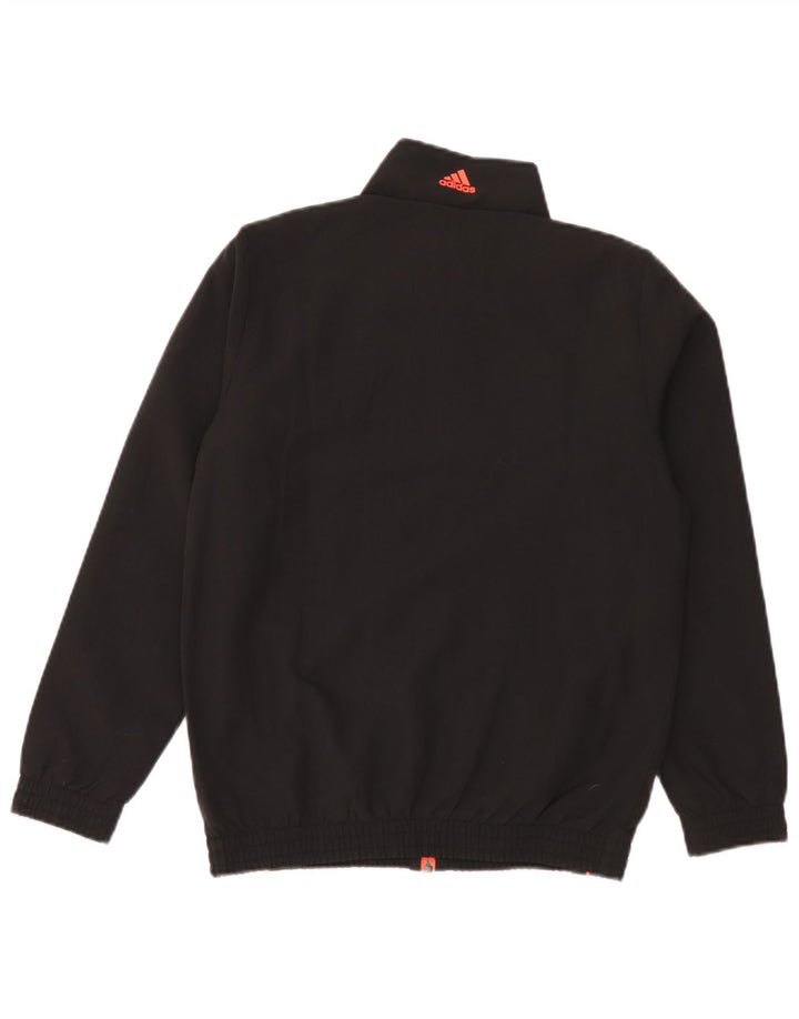 Adidas Boys Graphic αθλητική φόρμα Top Jacket 11-12 ετών Μαύρο Πολυεστέρας
