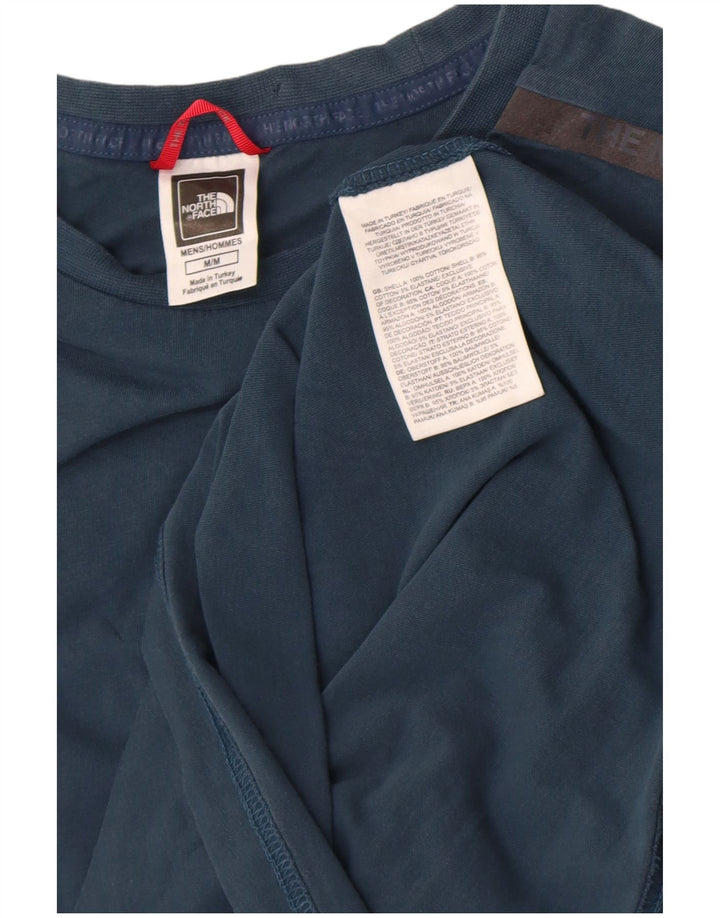 Ανδρικό T-Shirt North Face Top από μεσαίο μπλε βαμβακερό