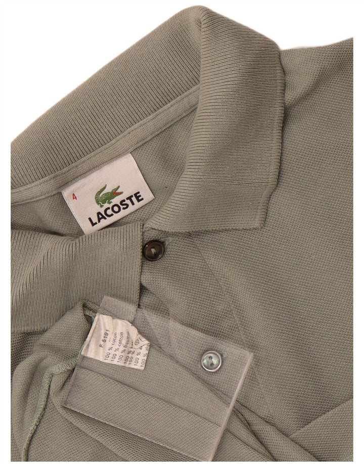 Ανδρικό πουκάμισο Polo Lacoste, Μέγεθος 4, Μεσαίο βαμβακερό χακί