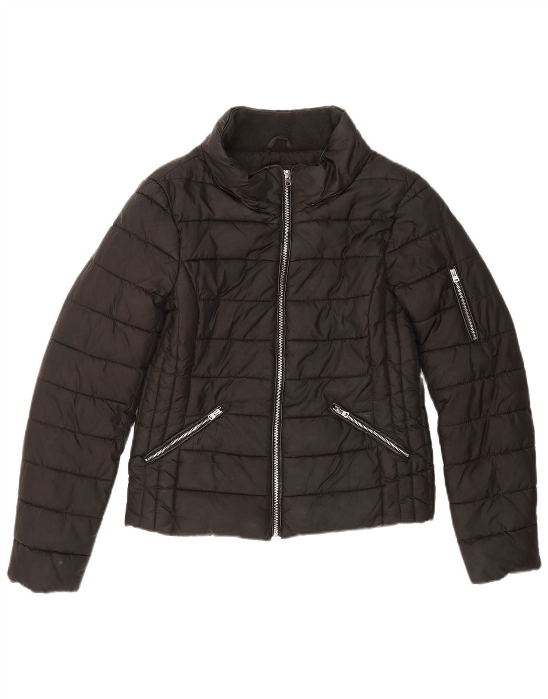 Zara Γυναικείο μπουφάν Trafaluc UK 10 Small Black