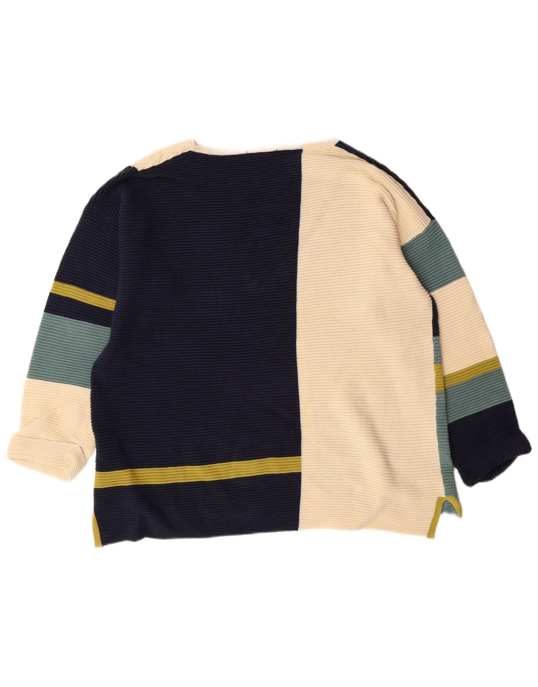 WHITE STUFF Γυναικείο πουλόβερ με λαιμόκαυστο UK 18 XL πολύχρωμο