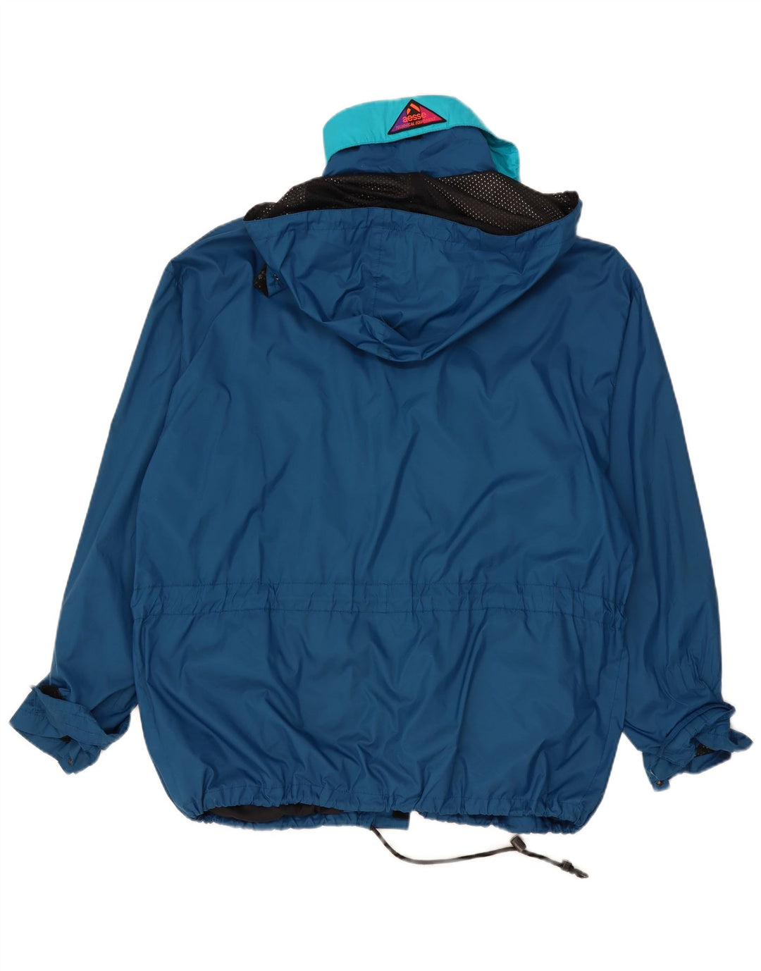 Aesse Ανδρικό μπουφάν βροχής με κουκούλα Loose Fit UK 40 Large Blue