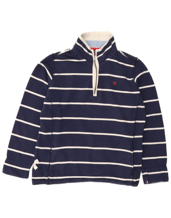 Crew Clothing Γυναικεία φούτερ Jumper UK 12 Medium Navy Blue ριγέ