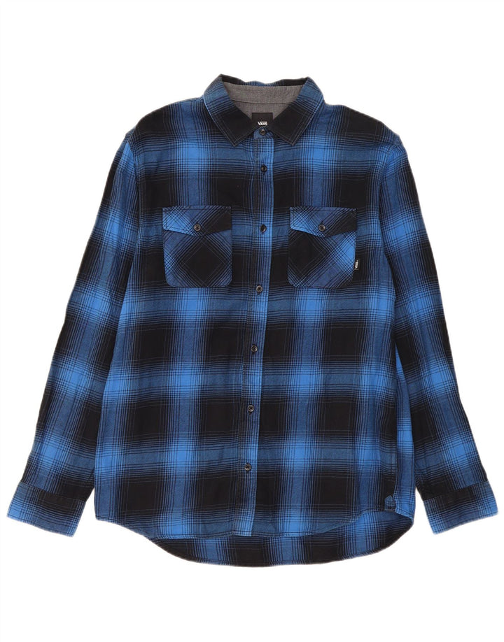 Ανδρικό πουκάμισο Vans Classic Fit Flannel, μεσαίο μπλε βαμβακερό