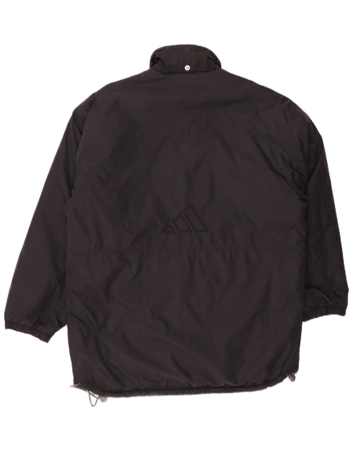 Ανδρικό γραφικό παλτό Adidas Windbreaker UK 38/40 Medium Black Polyamide