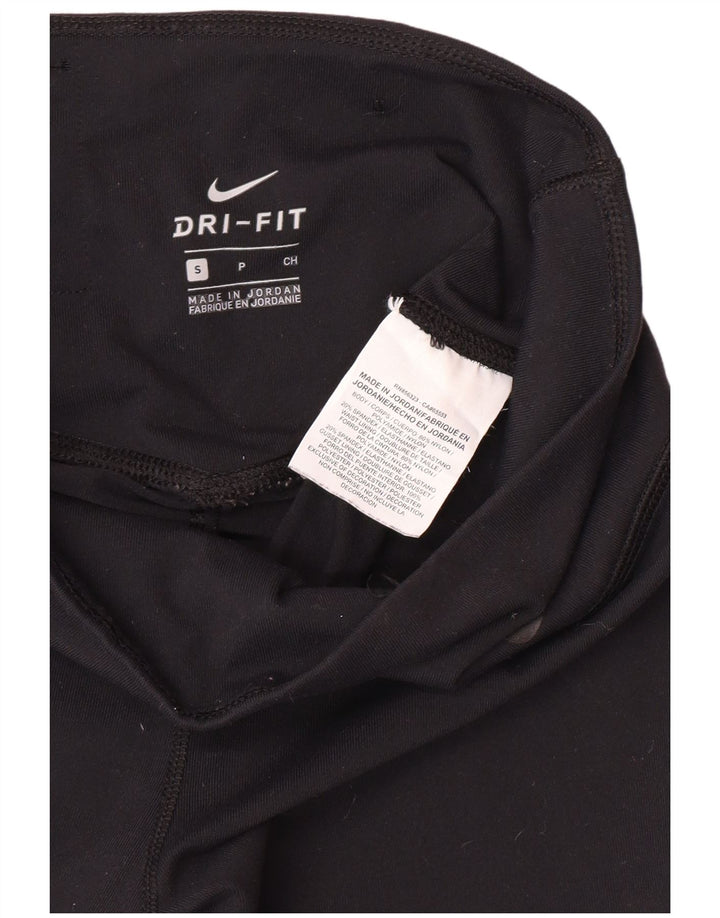 Γυναικεία κολάν NIKE Dri Fit Capri UK 8 Small Black Nylon