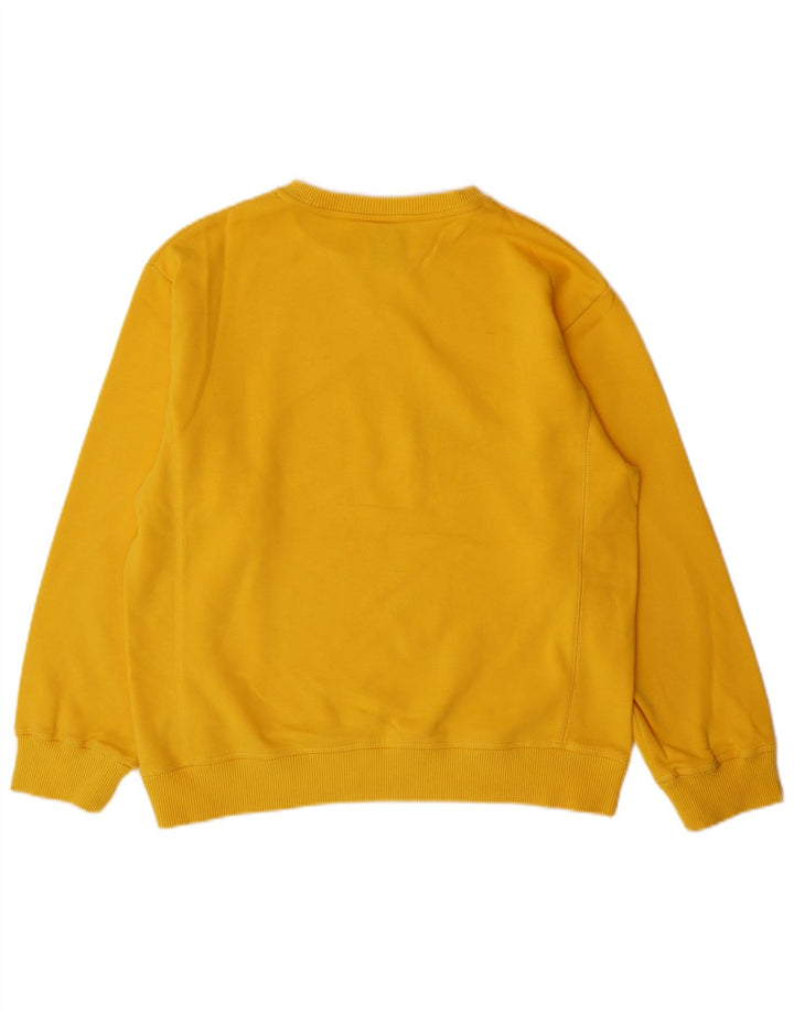 Γραφικό φούτερ Nike Boys Jumper 12-13 ετών μεγάλο κίτρινο βαμβακερό